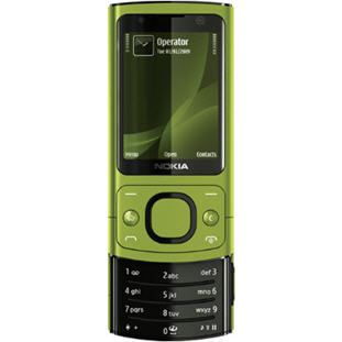 ��������� �������  Nokia 6700 slide (lime)
