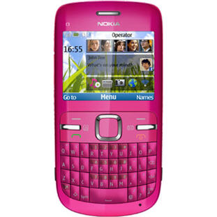 ��������� �������  Nokia C3 (hot pink)