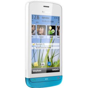 ��������� �������  Nokia C5-03 (white petrol blue)