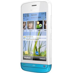 ��������� �������  Nokia C5-03 (white petrol blue)