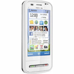 ��������� �������  Nokia C6 (white)