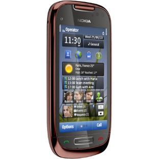 ��������� �������  Nokia C7 (mahogany brown)