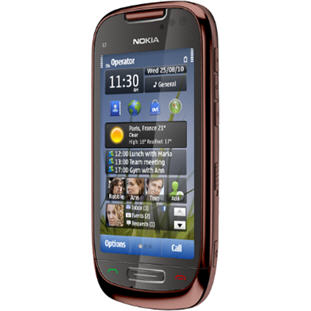 ��������� �������  Nokia C7 (mahogany brown)
