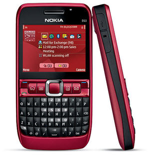 ��������� �������  Nokia E63 (ruby red)