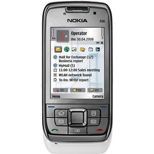 ��������� �������  Nokia E66 1Y Navi (white steel)