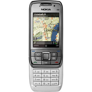 ��������� �������  Nokia E66 1Y Navi (white steel)