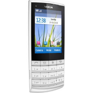 ��������� �������  Nokia X3-02 Touch and Type (white silver)