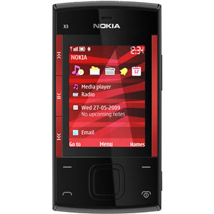 ��������� �������  Nokia X3 (black red)