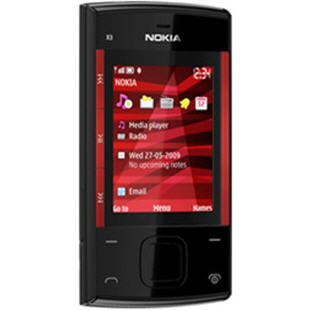 ��������� �������  Nokia X3 (black red)