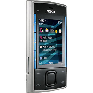 ��������� �������  Nokia X3 (silver blue)