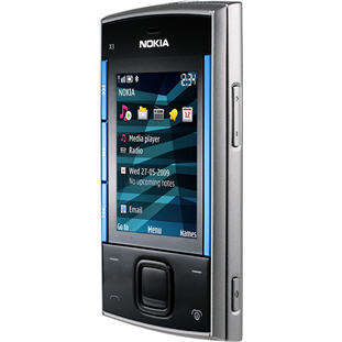 ��������� �������  Nokia X3 (silver blue)