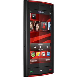��������� �������  Nokia X6 32Gb (black red)