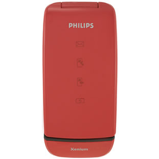 ��������� �������  Philips Xenium 9@9q (chic red)