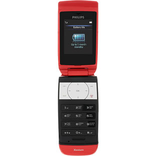 ��������� �������  Philips Xenium 9@9q (chic red)