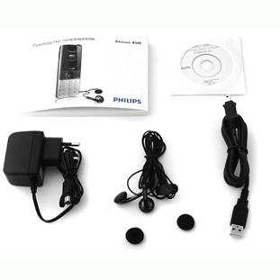 ��������� �������  Philips Xenium X500 (silver grey)