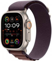Умные часы Apple Watch Ultra 2 49mm Titanium Case with Indigo Alpine Loop Band - Small (GPS + Cellular)