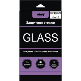 Защитное стекло Ainy 0.33мм для Sony Xperia Z3 (прозрачное)