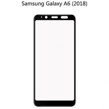Защитное стекло Ainy Full Screen Cover с полноклеевой поверхностью для Samsung Galaxy A6 2018 (0.25mm, черное)