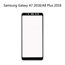 Фото товара Ainy Full Screen Cover с полноклеевой поверхностью для Samsung Galaxy A7 2018/A8+ 2018 (0.25mm, черное)