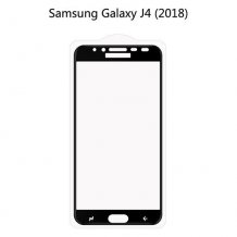 Фото товара Ainy Full Screen Cover с полноклеевой поверхностью для Samsung Galaxy J4 2018 (0.25mm, черное)