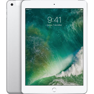 Фото товара Apple iPad (128Gb, Wi-Fi + Cellular, silver)