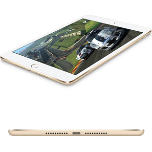 Фото товара Apple iPad mini 4 (128Gb, Wi-Fi + Cellular, gold)
