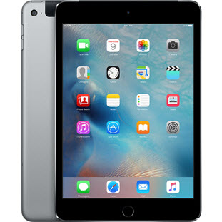 Фото товара Apple iPad mini 4 (16Gb, Wi-Fi + Cellular, space gray, MK6Y2RU/A)