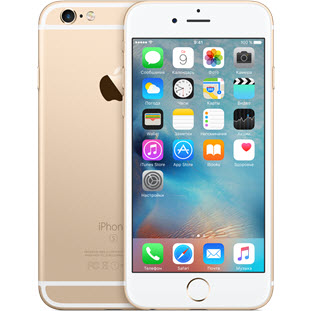 Фото товара Apple iPhone 6S (16Gb, восстановленный, gold, A1688)