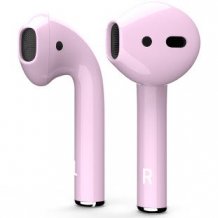 Bluetooth-гарнитура Apple AirPods 2 Color (без беспроводной зарядки чехла, gloss light pink)