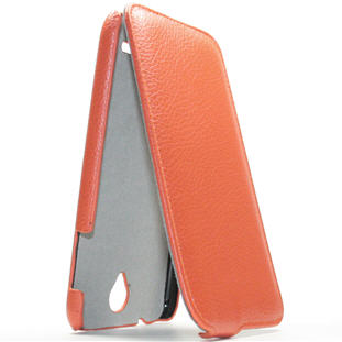 Чехол Art Case флип для Lenovo A850 (оранжевый)