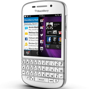Фото товара BlackBerry Q10 (SQN100-3, LTE, white)