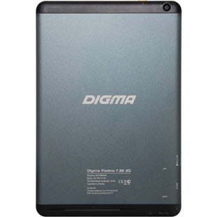 Фото товара Digma Platina 7.86 3G (dark grey)
