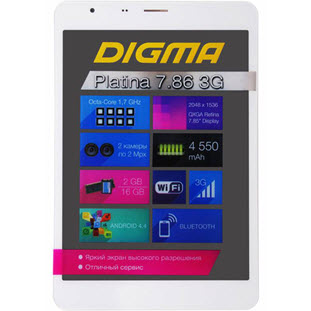 Фото товара Digma Platina 7.86 3G (white)