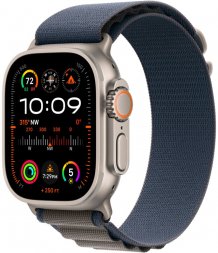Умные часы Apple Watch Ultra 2 49mm Titanium Case with Blue Alpine Loop Band - Small (GPS + Cellular)
