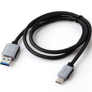 Data-кабель High quality USB 3.1 Type C M / USB AM (1м, черный)