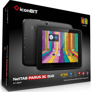 Фото товара iconBIT NetTAB PARUS 3G DUO NT-3801P (4Gb) / айконБИТ НетТАБ ПАРУС 3Ж ДУО НТ-3801Р (4Гб)