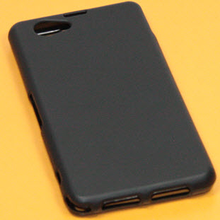Чехол Jast силиконовый для Sony Xperia Z1 Compact (черный матовый)