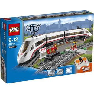 Фото товара LEGO City 60051 Скоростной пассажирский поезд