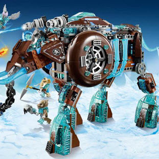 Фото товара LEGO Legends of Chima 70145 Ледяной мамонт-штурмовик Маулы