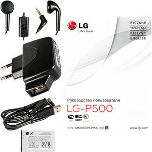 Фото товара LG P500 Optimus One (black)