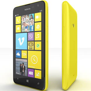 Фото товара Nokia 625 Lumia (LTE, yellow)