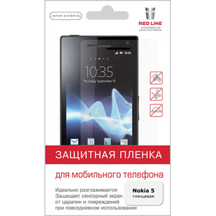 Фото товара Red Line для Nokia 5 (глянцевая)