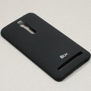 Чехол SkinBox накладка-пластик для Asus ZenFone 2 (5.5", черный)