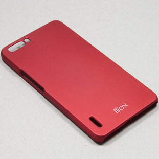 Чехол SkinBox накладка-пластик для Huawei Honor 6 Plus (красный)