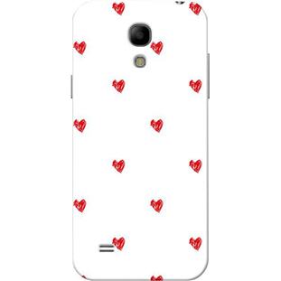 Чехол SmartBuy накладка-пластик для Samsung Galaxy S4 mini (сердца)