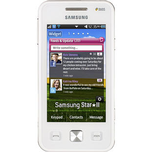 ��������� �������  Samsung C6712 Star II DuoS (ceramic white)