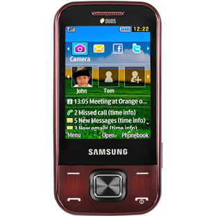 ��������� �������  Samsung C3752 DuoS (wine red)