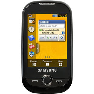 ��������� �������  Samsung S3650 Corby (festival orange)