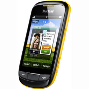��������� �������  Samsung S3850 Corby II (festival yellow)