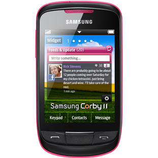 ��������� �������  Samsung S3850 Corby II  (candy pink)